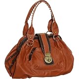 Orange Vitalio Vera Large ''Celina'' Satchel