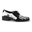 MENS SIZING Oxfords Loafers Skeleton Halloween Costume Shoes Bones