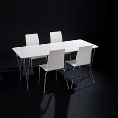DESIGN ESSTISCH [EXPO] WEISS AUSZIEHBAR 137-180cm