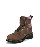 Justin Women's Gypsy Aged Bark Work Boot Steel Toe Aged Bark 8.5 M US