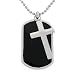41HmLvok52L. SL75  GUESS GUESS Dog Tag Necklace, SILVER