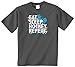 Threadrock Big Boys' Eat Sleep Hockey Repeat Youth T-Shirt L Charcoal