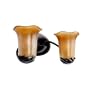 Carre Bronze Umber Piastra 2-Light Bath Fixture