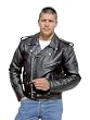 BRANDO STYLE LEATHER BIKER JACKET