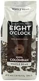 Eight OClock Coffee, 100% Columbian Whole Bean, 40-Ounce Package