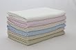 Sonnenstrick SODE5 Erstlingsdecke / Babydecke / Kuscheldecke / Strickdecke, 80 x 80 cm, natur