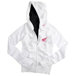 Fox Racing Honda Girls Girls Hoody Racewear Sweatshirt - White
