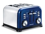 Morphy Richards Accents 44730 4 Slice Toaster, Blue