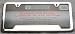 Polished Stainless Steel Notched Bottom License Frame