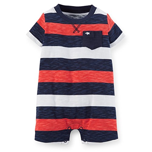 Carter's Baby Girls' Wide Striped Romper (Baby)