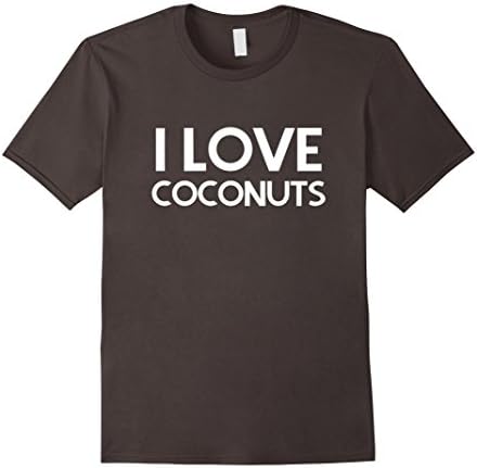 Men's I love coconuts shirt XL Asphalt