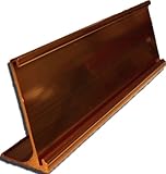 2" x 10" Rose Gold Nameplate Desk Holder