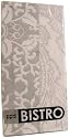 6 packs Silver White Baroque Bistro Napkins 3.25 by 6.5 inches, pack of 12
