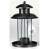 Gravity Bird Feeder Metal Mozart Black