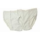 Clearance - Ladies/Womens Ribbed 100% Cotton Lace Top Briefs Underwear (Pack of 6)