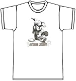 A Static Lullaby Boxing Bunny White T-shirt Officially Licensed Cotton Apparel Merchandise