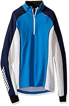 Helly Hansen Men's HH Warm Freeze 1/2 Zip Long Sleeve Base Layer Shirt, Racer Blue/Evening Blue, X-Small

