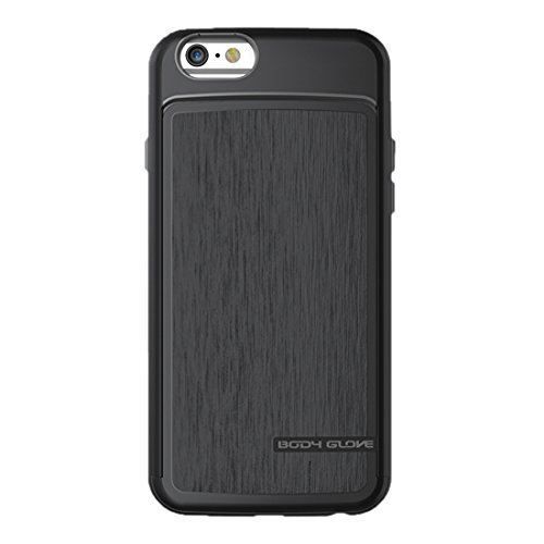 Body Glove Satin Wallet Cell Phone Case for Apple iPhone 6/6s, Black