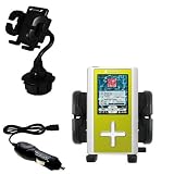 Toshiba Gigabeat F20 MEGF20 Auto Cup Holder with Car Charger - Uses Gomadic TipExchange