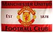 Manchester United FC - Established 1878 Flag
