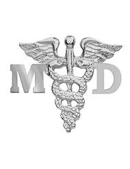 NursingPin - Doctor of Medicine MD Graduation Pin in Silver