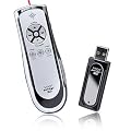 SP400 Smart-Pointer (Silver) 2.4Ghz RF Wireless Presenter with Mouse Function and Laser Pointer