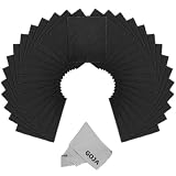 (30 Piece Set) MagicFiber Ultra Fine Goja Microfiber Cleaning Cloths for LCD Screens, DSLR Camera Lens, Glasses and other delicate surfaces (29 Black, 1 Grey / Premium 200mg) - Removes fingerprints and oil with just a swipe! - Perfect for Tablets (iPad, Xoom, Galaxy Tab, Kindle, Nook), Smart Phones (iPhone, HTC, Droid, Android, Blackberry), and Laptop LCD TV screens