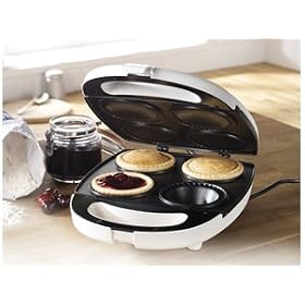 New Professional Cooks Gourmet 4 Slot Electric Pie Maker