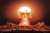 Nuclear Blast - Fantasy Poster (Nuclear Explosion with Skull) (Size: 36" x 24")