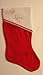 Candy Cane Trim Felt Christmas Stocking With Embroidered Name Naia