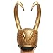 XCOSER Loki Helmet Mask Props for Halloween Costume Classic