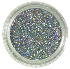 Nail Dust Glitter Puder Hologramm silber Preisvergleich