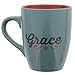 13 Oz Teal Mug - Grace Jn 1: 16