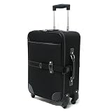 サンコー鞄：SERIES-Voyage トランク風ソフトキャリーバッグ / 機内持込OK / TSA南京錠付 / 32L / ブラック