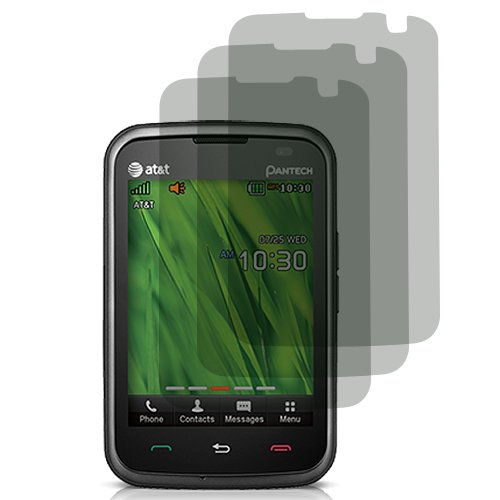 BC Clear LCD Film Guard Screen Protector for AT&T Pantech Renue P6030 x3 -Clear