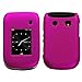 BlackBerry Style 9670 Rubberized Hard Case - Titanium Hot Pink thumb