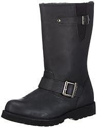 Buffalo London 11844 ACTION NUBUCK 121905, Damen Schneestiefel, Schwarz (BLACK 01), EU 37
