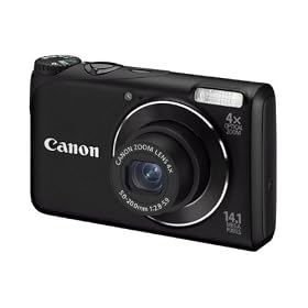 Canon  - PowerShot A2200 - Appareil Photo Num�rique - 14,1 Mpix - Mode "Smart Auto" - Noir