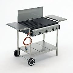 Landmann 12215 Gasgrillwagen 64 x 49 cm Inox Untergelstell
