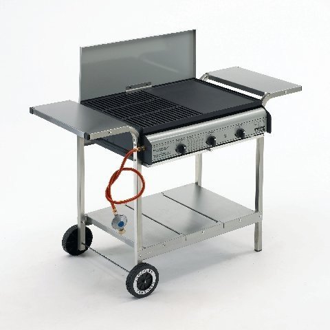 Landmann 12215 Gasgrillwagen 64 x 49 cm Inox Untergelstell