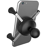 Ram Mount Cradle Holder for Universal X-Grip Cellphone/iPhone with 1-Inch Ball - Non-Retail Packaging - Black