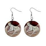 Dalmatian Dog Earrings Limited Edition Art Jewelry