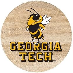 Thirstystone Natural Sandstone Set of 4 Coasters Georgia Tech