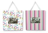 Trend Lab Set of 2 Frame Set , Cupcake Print