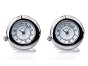 Grom Manschettenkn&ouml;pfe Uhr 5990017 "Made in Germany - Pforzheim" inkl. hochwertigem Geschenketui