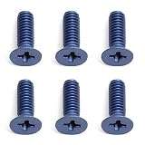 6942 FT Head Machine Screw Blue Alum 8-32x1 2(6) by Associated Electrics Inc.