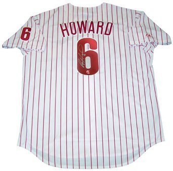 Ryan Howard Autographed / Signed Philadelphia Phillies Jersey