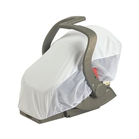  Sunshine Kids Sun Net Car Seat Cover, White