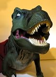 Rare The Lost World: Jurassic Park Roaring T-Rex Latex Hand Puppet - 1996 - Over 1 Foot Long!