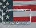 Georgetown University Chrome Laser Engraved License Plate Frame